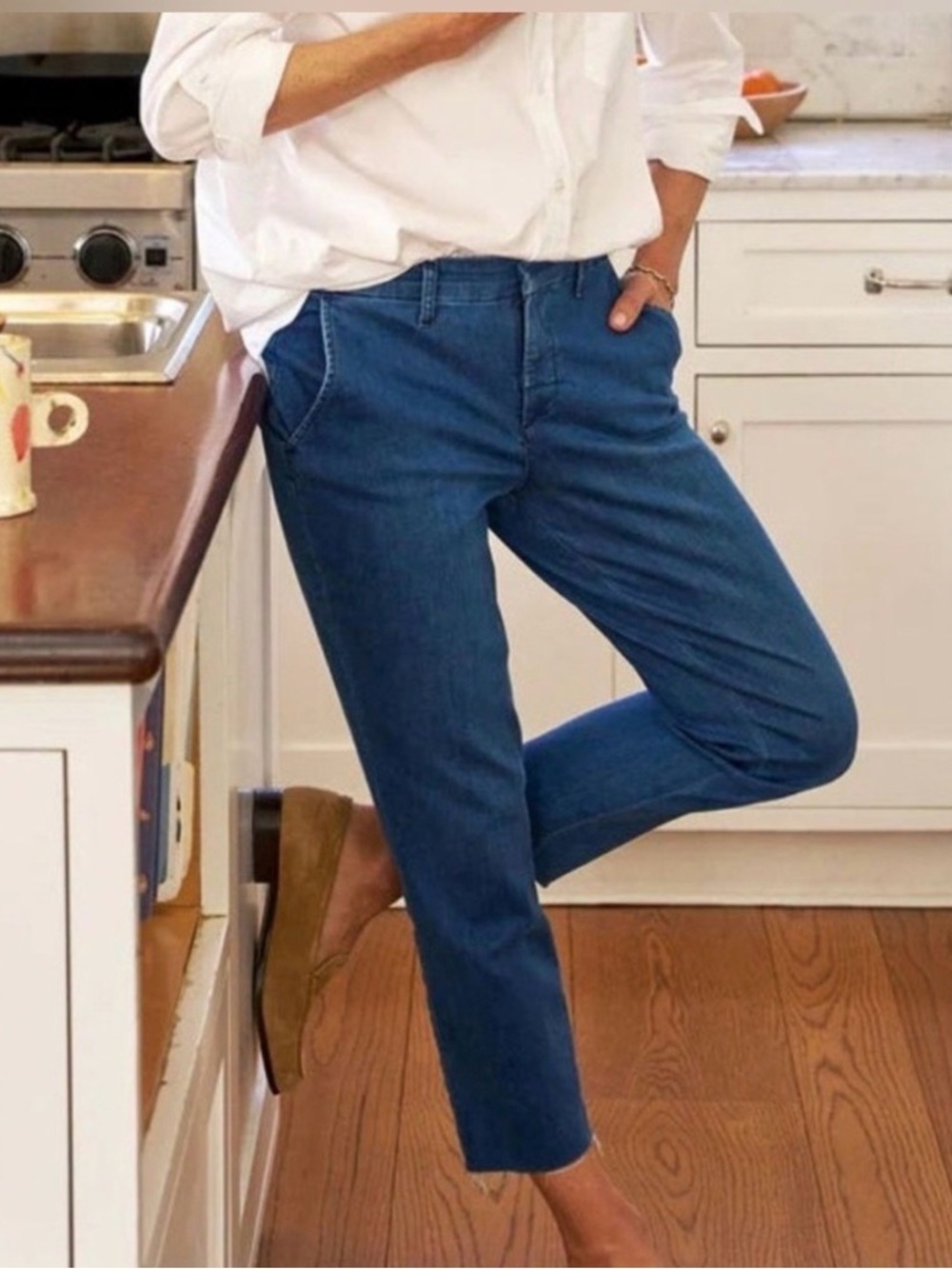 Woman’s Frank & Eileen Wicklow Italian Denim Chino Pants